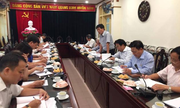 Ủy ban MTTQ quận Thanh Xuân tiếp đoàn kiểm tra TP về hoạt động Thanh tra nhân dân, Giám sát đầu tư của cộng đồng